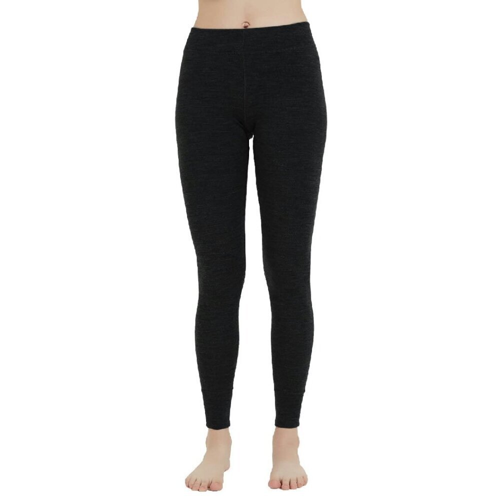 Merino Wool Base Layer Leggings X-Small Thermal Pants Hiking Skiing